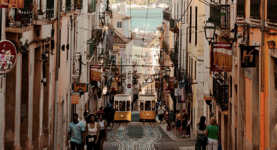 Straatbeeld Lissabon Straatbeeld Lissabon